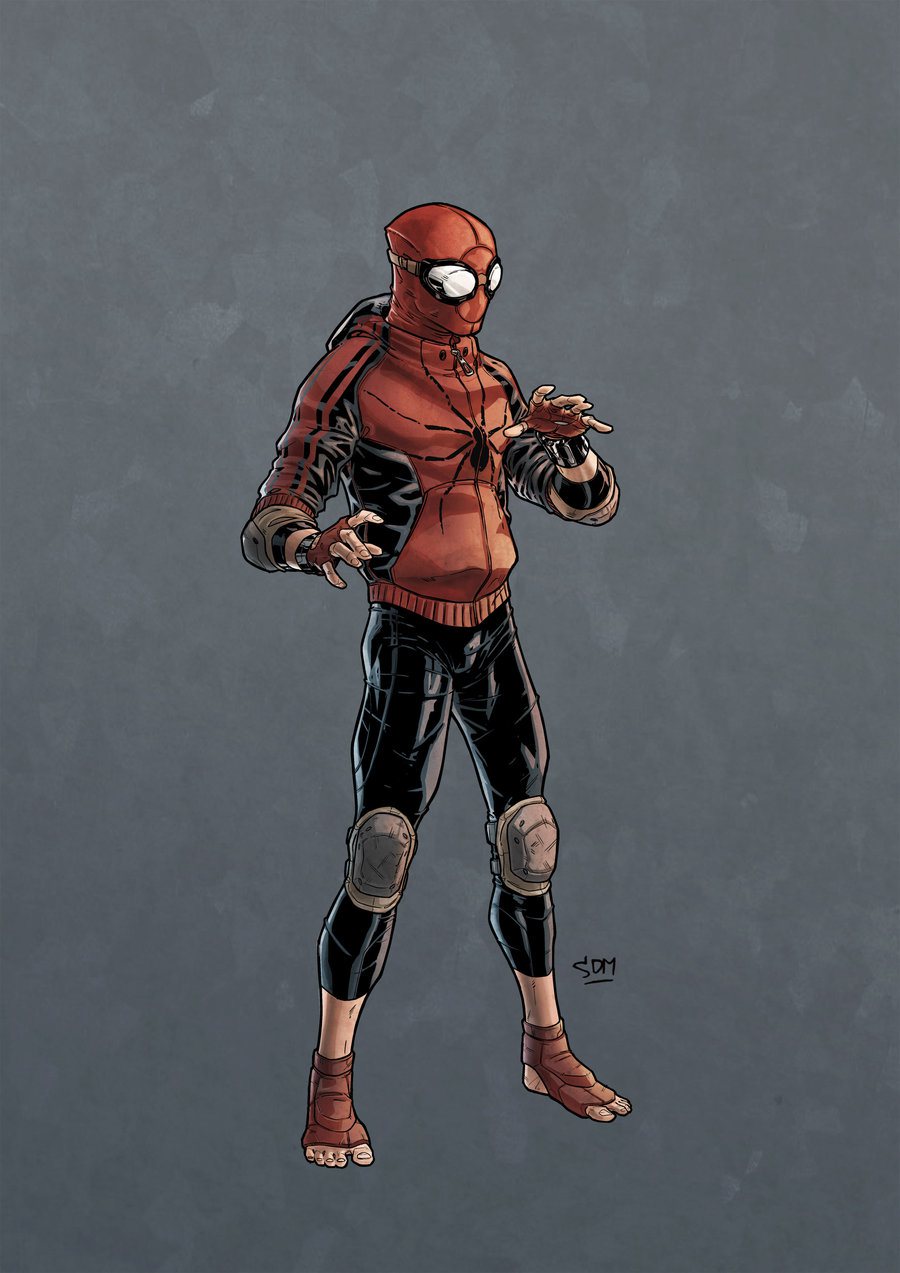 Rumoreado un posible aspecto para el traje del nuevo Spider-Man del cine y  supuesto reparto