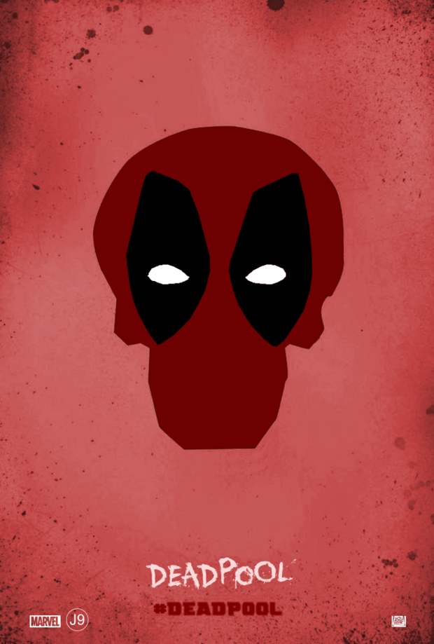 Poster Deadpool al estilo de los nuevos de Suicide Squad