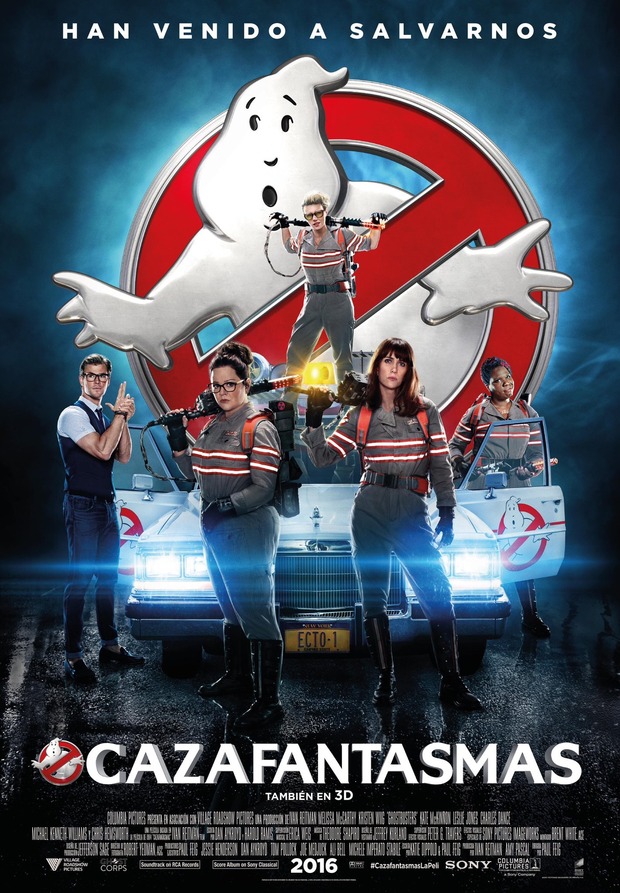 Póster en español de 'Cazafantasmas'