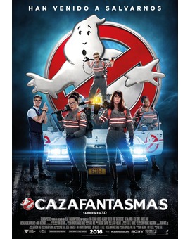 Póster en español de 'Cazafantasmas'