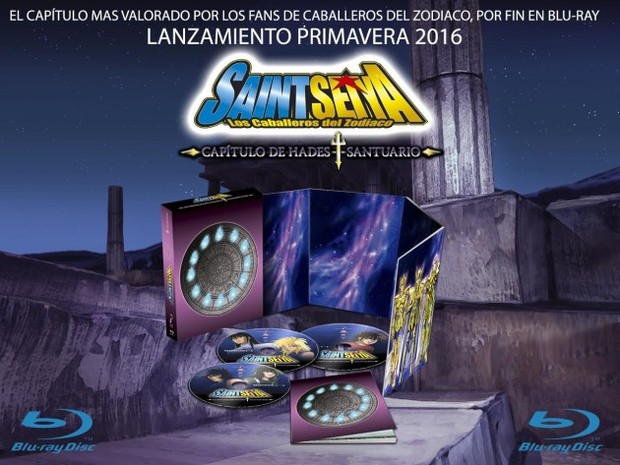 SAINT SEIYA - HADES SANTUARIO EN BLU RAY