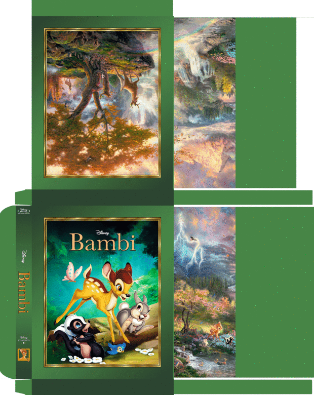 Slipcover para steelbook de Bambi de Zavvi