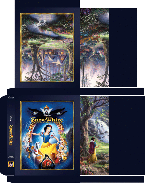 Snow White custom slipcover para steelbook de Zavvi