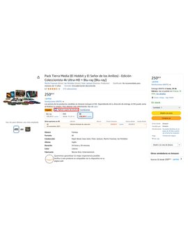 Pack Tierra Media por menos de 200€