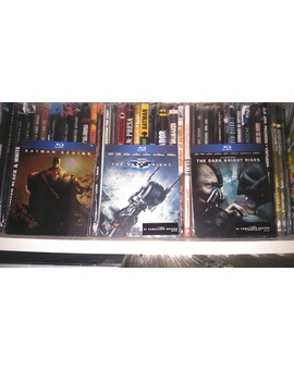 Bonitos steelbooks de la trilogía "The Dark Knight"