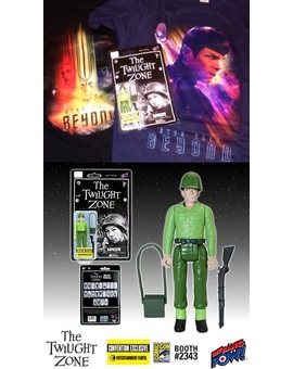 Recientes compras, camisetas y figura limitada de Twilight Zone