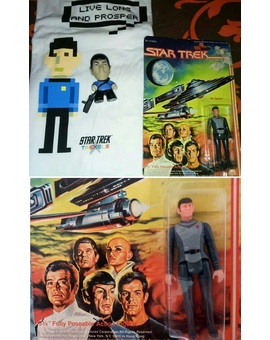 Me llena de orgullo mostrar esta figura. Spock de Mego 1979