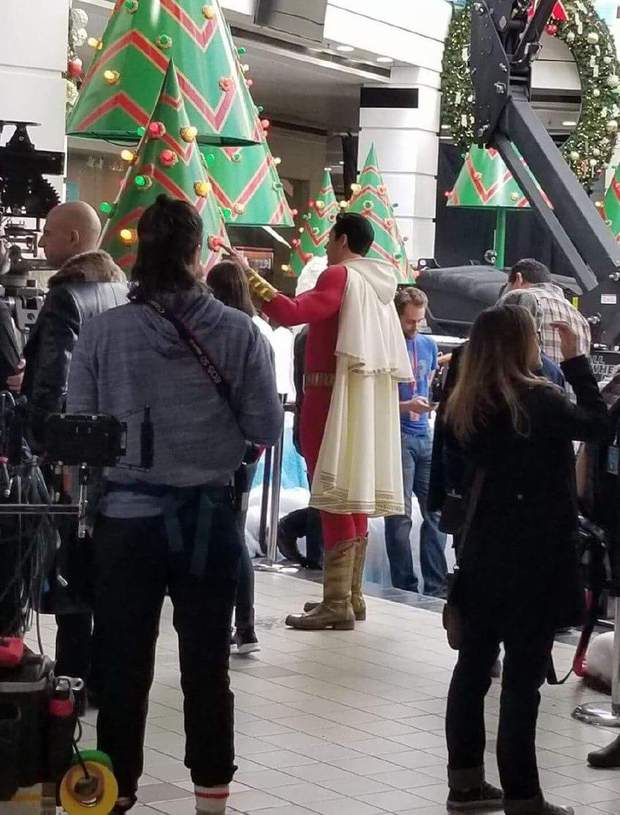 Foto "robada" del rodaje de Shazam