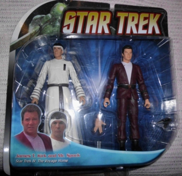 Figuras Kirk y Spock en Star Trek IV: Voyage Home