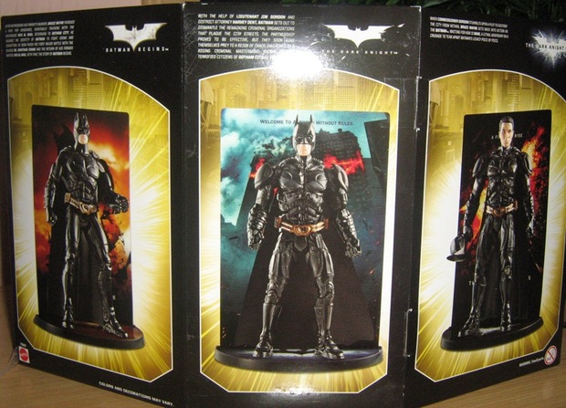"Dark Knight Movie Masters Trilogy" Detrás