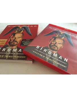 Birdman Blu-ray USA. Funda y cajita roja