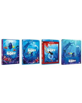 Buscando a Dory en Blu-ray y Metálica con 3D el 2 de noviembre