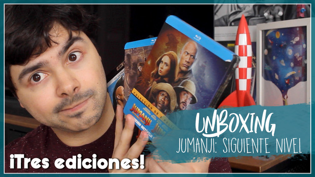 Unboxing Steelbooks Jumanji: Siguiente Nivel