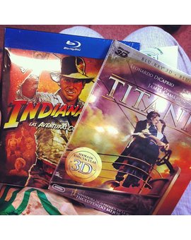 Indiana Jones (El corte ingles Sol) y Titanic (Fnac Callao)