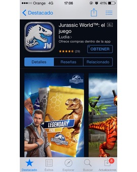 Jurassic World El Videojuego GRATIS en App Store
