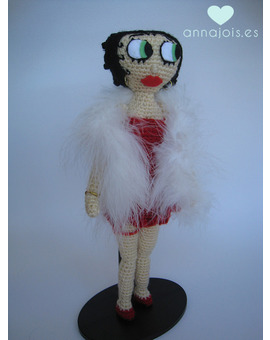  Amigurumi Betty Boop - Regalo para una compañera