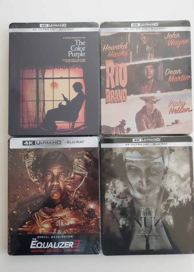 Poker de steelbooks 