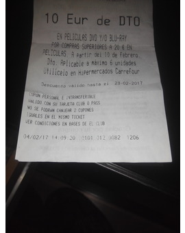 Descuento carrefour