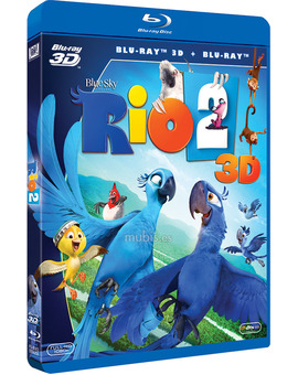 Caratula bluray Río 2 3D