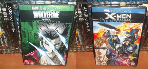 un poco de anime de x-men para el fin de semana en dvd