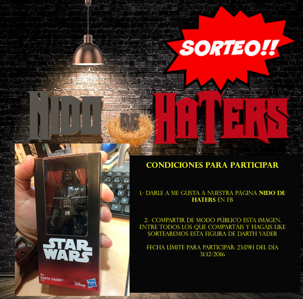 Sorteo figura de Darth Vader