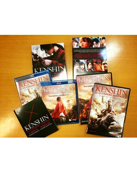 Packs Blu-ray y DVD de KENSHIN EL GUERRERO SAMURAI PARTE 2 Y 3