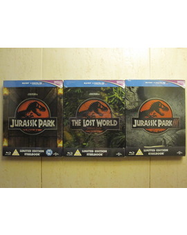 Jurassic Park estuches metálicos de Zavvi