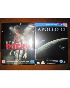Rocky (Remasterizado) y Apollo 13 (20 Aniversario) estuches metálicos de Zavvi