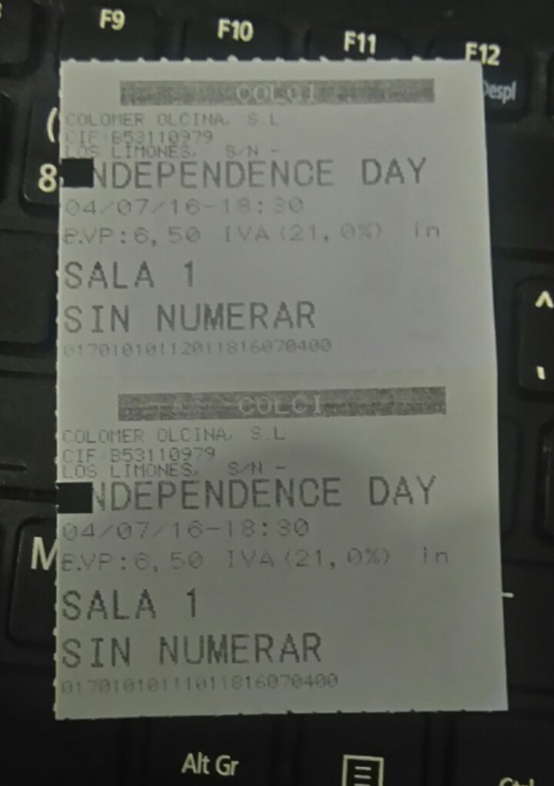 ¿Cual es el mejor día para ver Independence Day: Resurgence? Pues en el Día de la Independencia. 