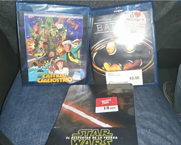 Compras 9/02/17 en ECI, CeX y Fnac. 