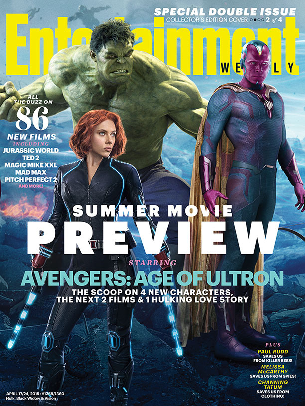 Vengadores Era de Ultron: nuevas portadas EW