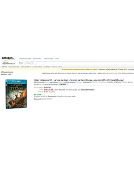 Aprovechar la oportnidad... PACK FURIA DE TITANES + IRA DE TITANES 3D y 2D (edicion italiana) 18.08€