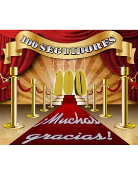 100 seguidores Mubis!!!. Muchas gracias a todos!!!
