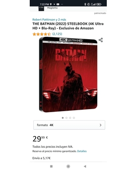 Reedición steelbook de Batman + disco extra en italia