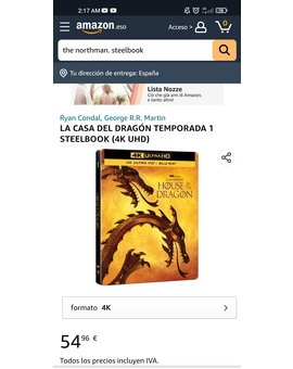 Ya para reservar en Amazon.it
