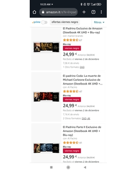 Steelbooks el padrino Amazon.it