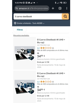 Ya para reservar en Amazon.it
