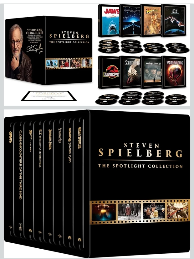 colección Spielberg steelbooks