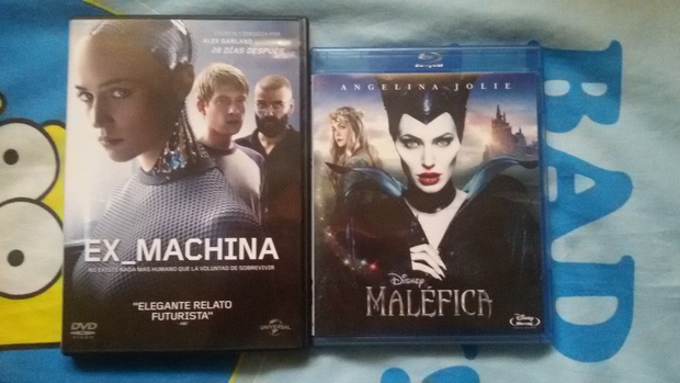 nuevas a la colección :) ex_machina 4€ y Maléfica 8€