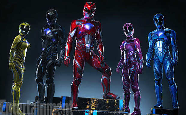 Los nuevos power rangers al completo