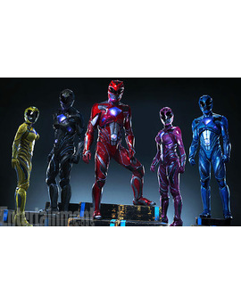 Los nuevos power rangers al completo