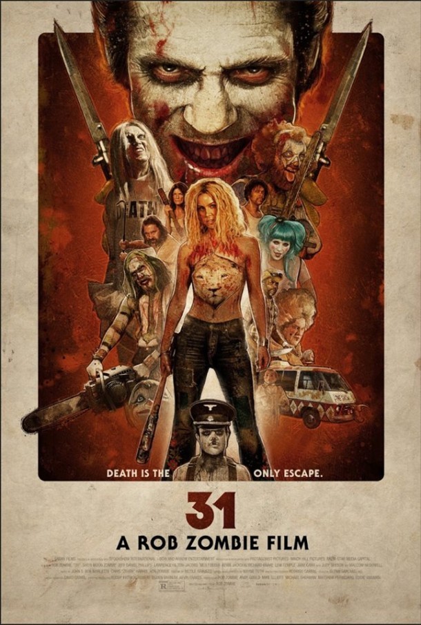 Nuevo póster de 31 lo nuevo de Rob Zombie