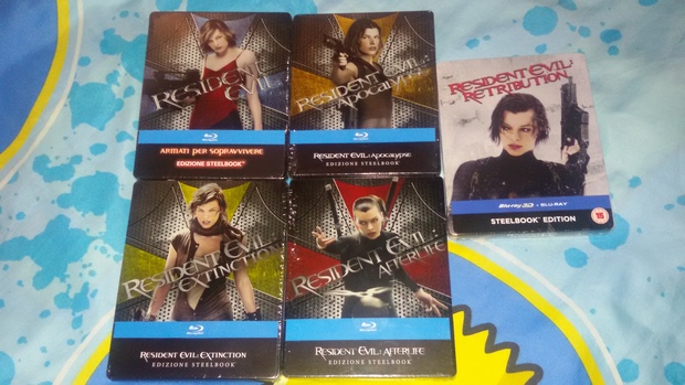 Colección Steelbook de momento Resident Evil
