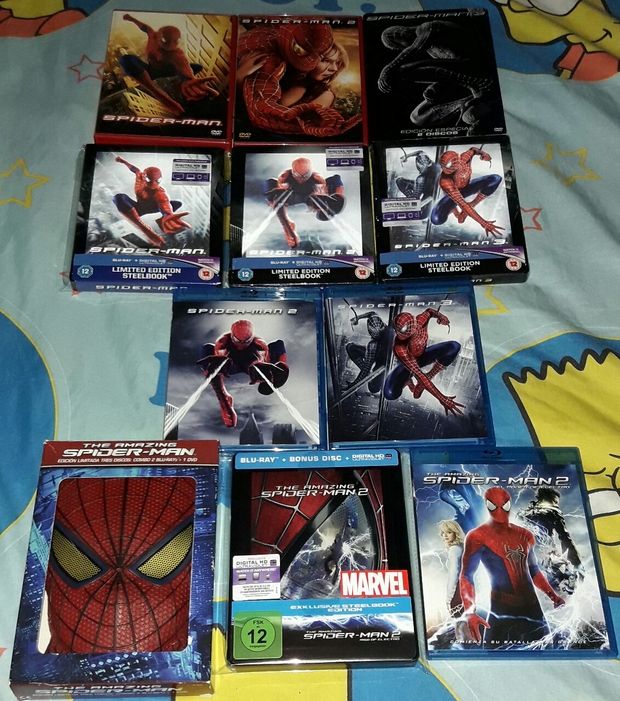 Mi colección hasta la fecha Spider-Man