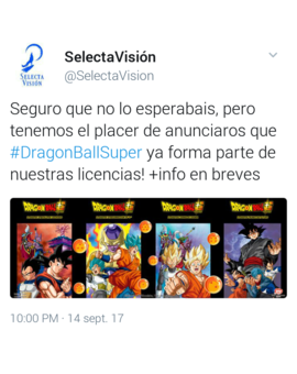 DBS licenciada por SelectaVision