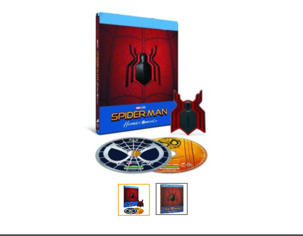 Steelbook Spider-man Homecoming