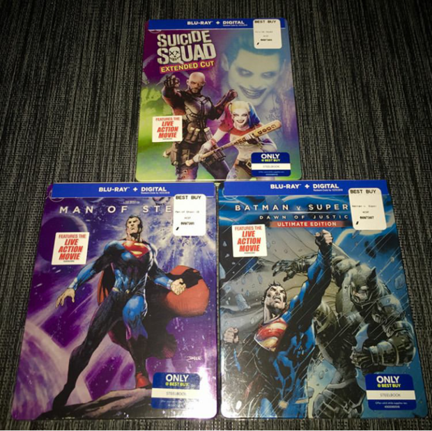 Un vistazo a los nuevos steelbooks