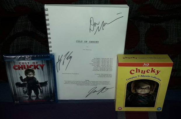 Guión Firmado Cult Of Chucky