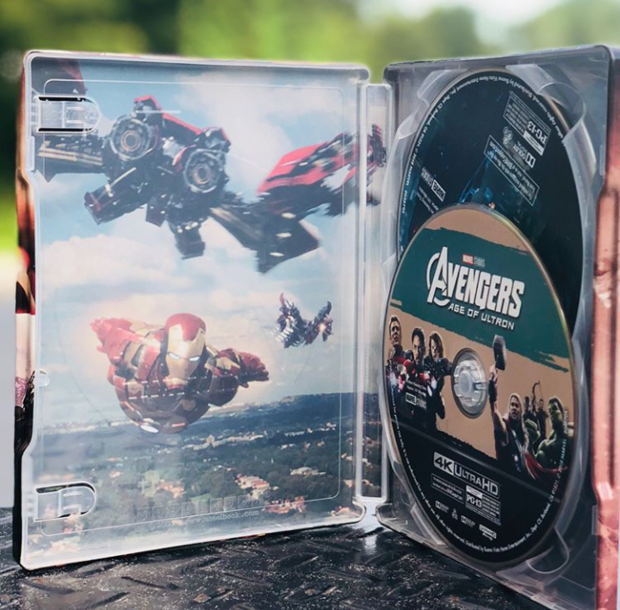 Interior steelbook 4k Avengers Age Of Ultrón