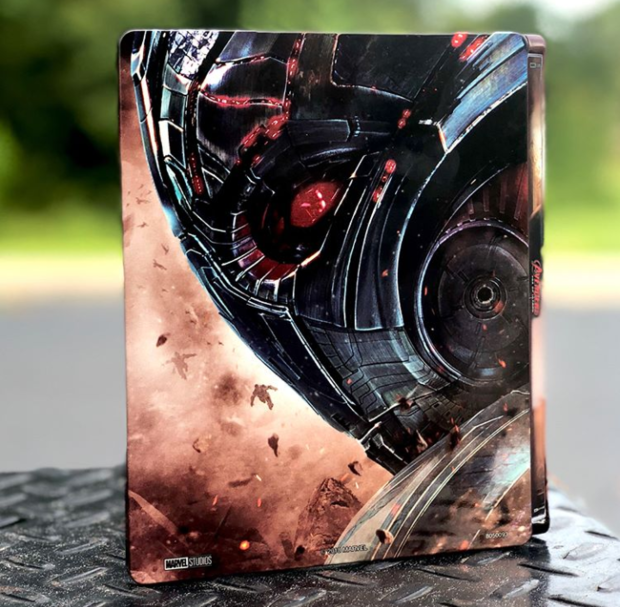 Contraportada Steelbook 4K Avengers Age Of Ultrón